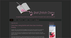 Desktop Screenshot of mynailpolishdiary.com